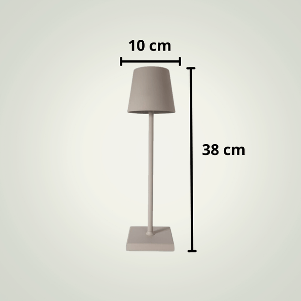 Lampe de table Sans fil Restaurant | Kaki Aluminium