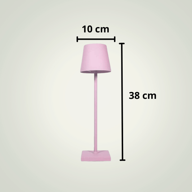 Lampe de table Sans fil Restaurant | Rose Aluminium
