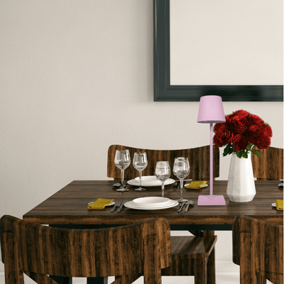 Lampe de table Sans fil Restaurant | Rose Aluminium