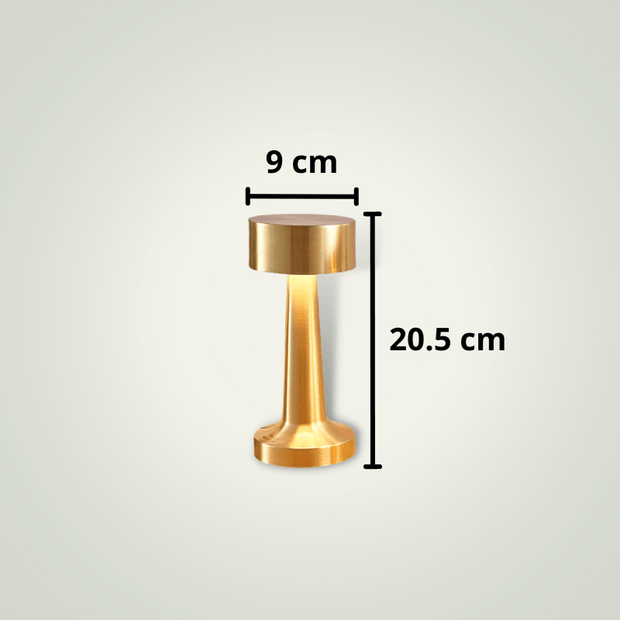 Lampe de table Tactile | Palais | Dorée Aluminium