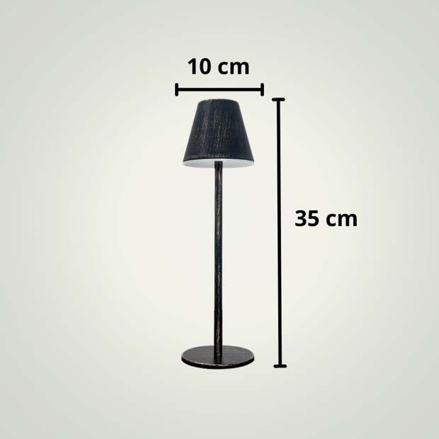 Lampe de table Tactile Sans fil | Bronze Métal